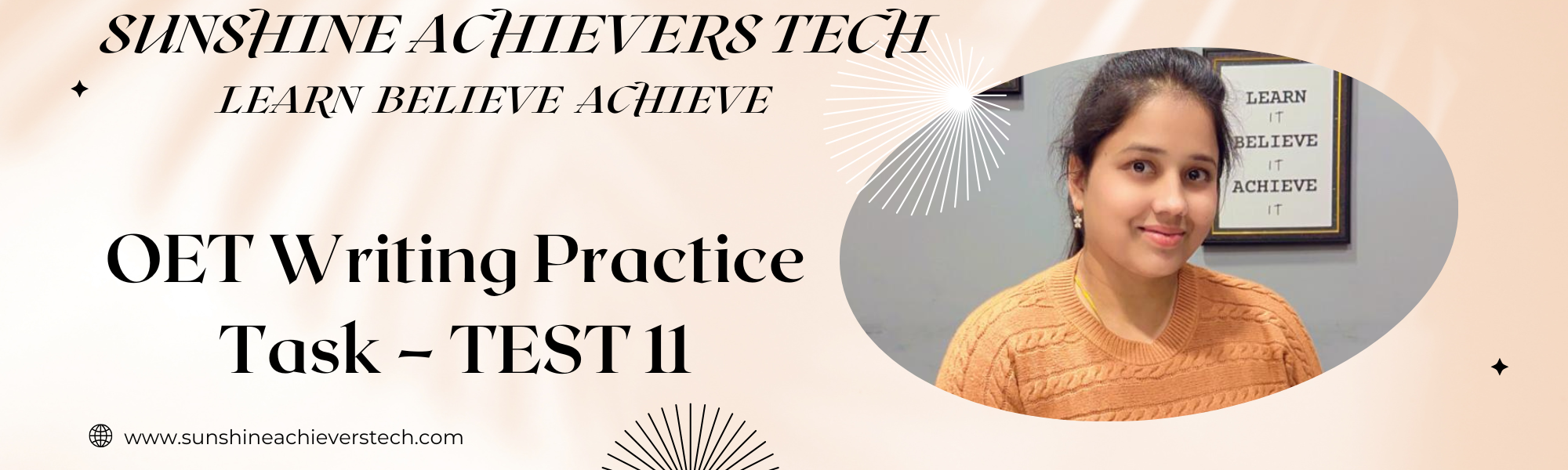 OET Writing Practice Task â€“ Set 11 | Improve Your Medical Writing Skills with Sunshine Achievers Tech