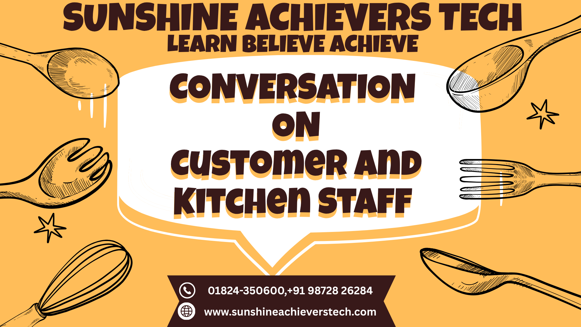 Customer discussing a vegetarian food order with restaurant kitchen staff