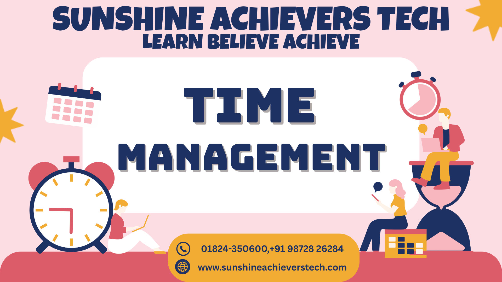 Person organizing daily tasks using a planner and clock for effective time management.