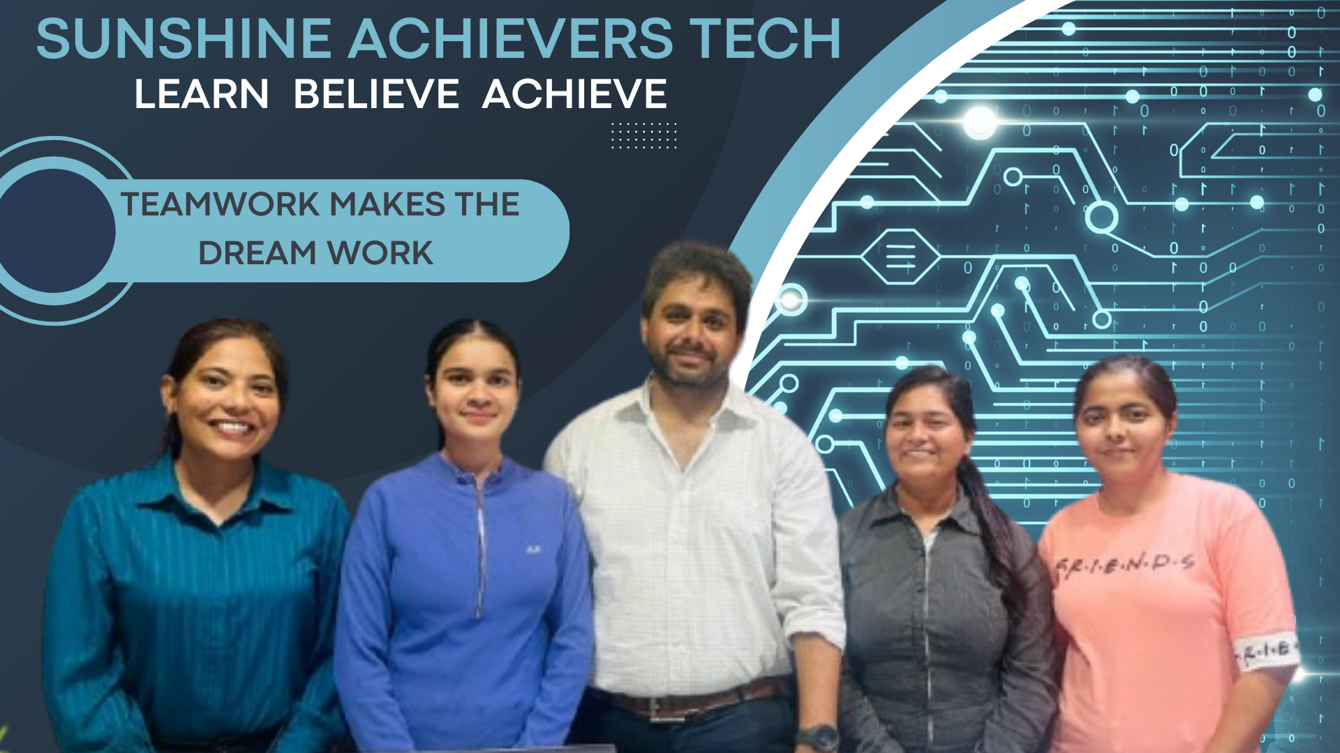 Teamwork and Family Spirit at  Best Ielts institute Sunshine Achievers Tech