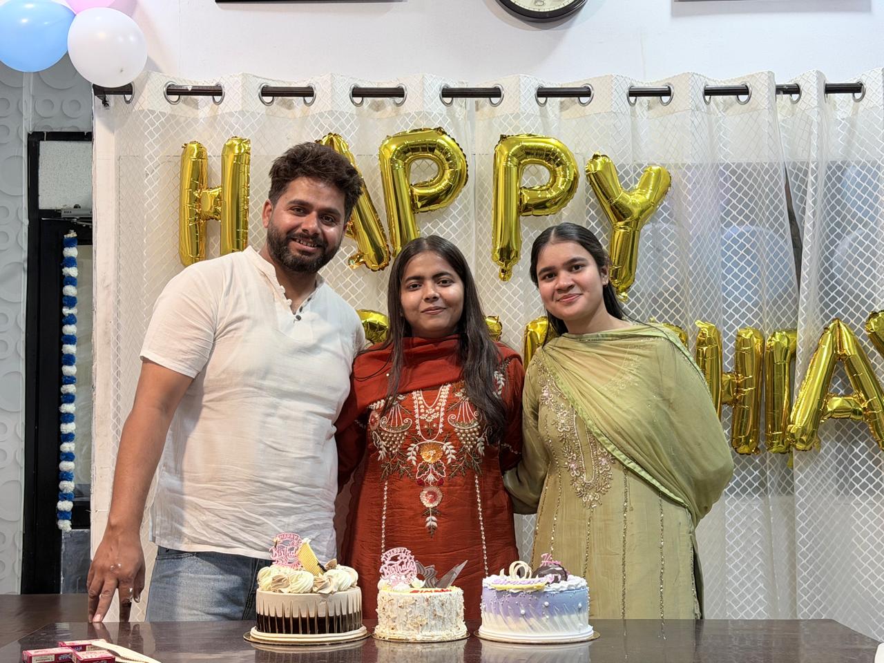 Happy Birthday Simran, valued team member of Sunshine Achievers Tech, celebrating her birthday with the Sunshine Achievers Tech family